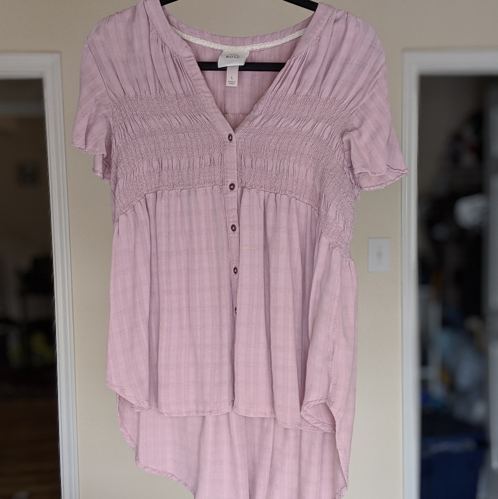 Hi-Lo Knox Rose Top